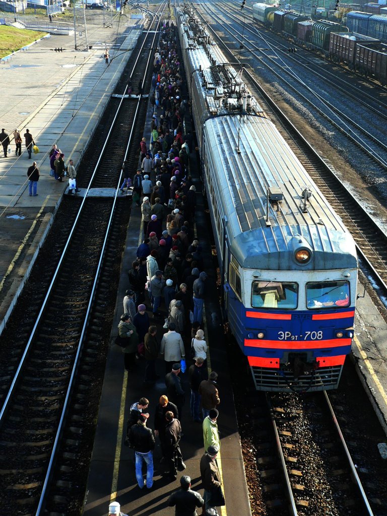 Ковров. Прибытие поезда
