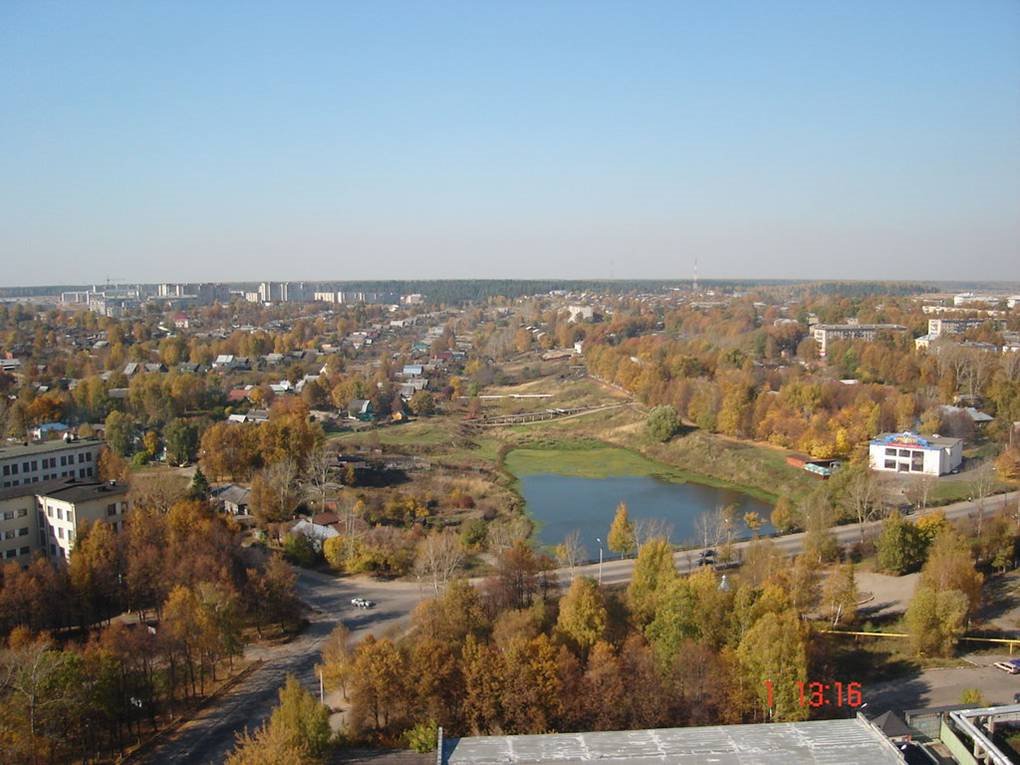 Кольчугино с высоты птичего полета