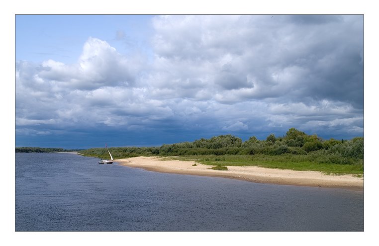 Oka River Beach Photo