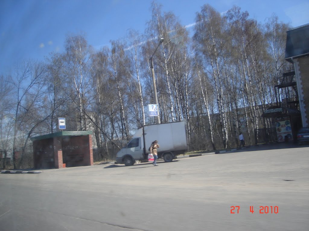 Петушки, Владимирская область. Остановка на трассе Москва - Уфа