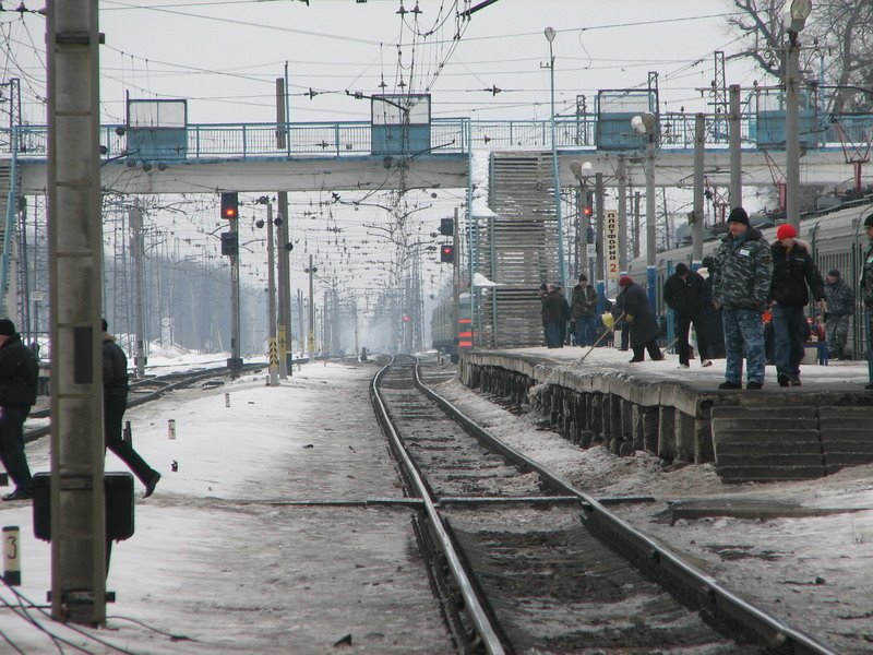 Petushki, railway station.
