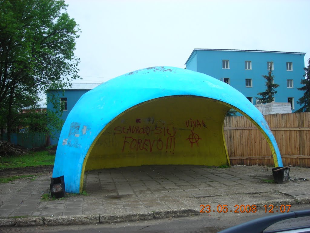 Автобусная остановка в Собинке