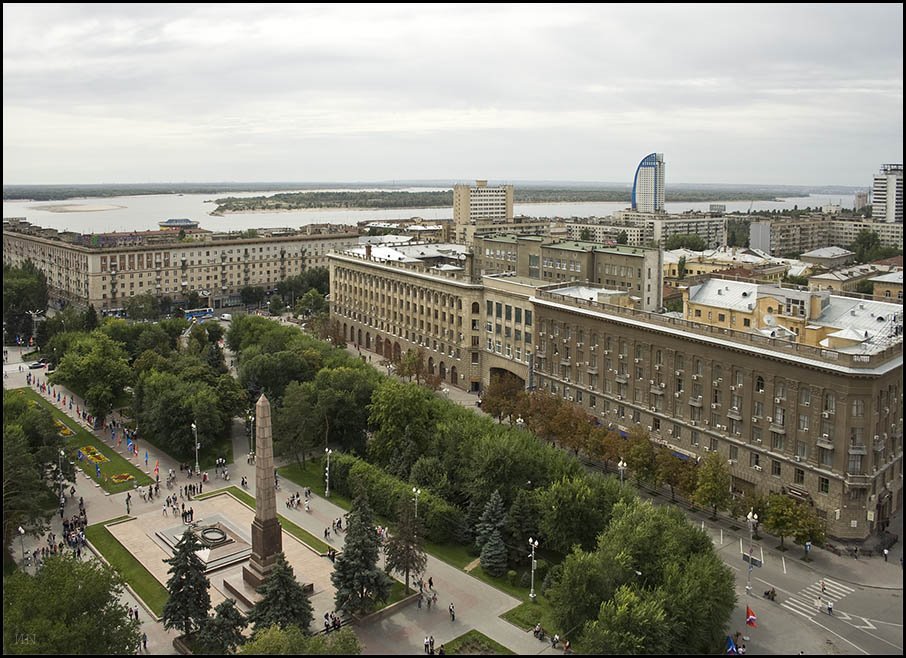 Панорама города Волгограда