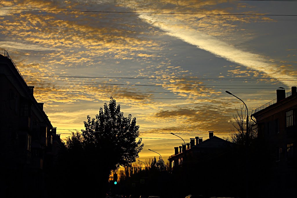 Осеннее небо. Autumn sky.