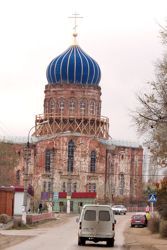 Церковь в Городище. (Church in Gorodistche (In WW II it was a fascist military hospital))