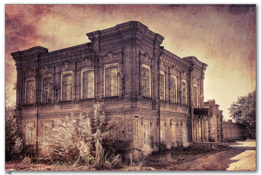 Merchants house in Dubovka, Volgograd region, Russia, May 2012