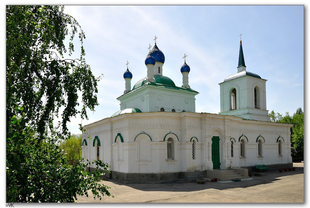 Church in Dubovka, Volgograd region, Russia, May 2012