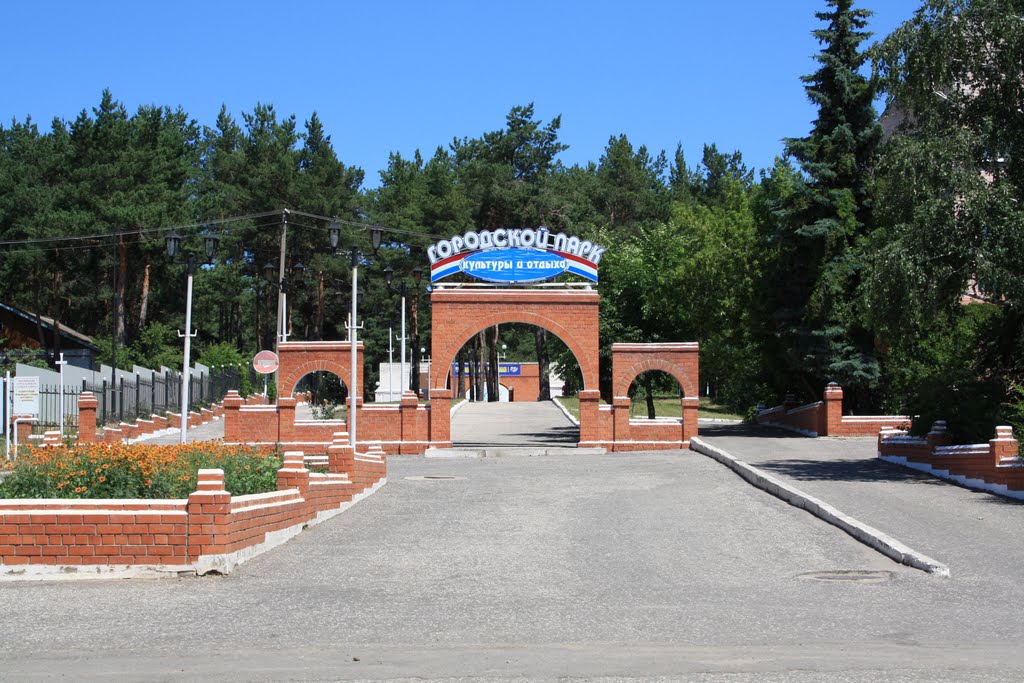 Вход в городской парк 2009г.