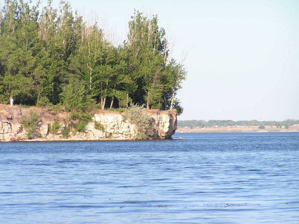 Kamyshinka river and Volga
