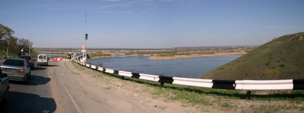 Панорама. Калач-на-Дону. Перед мостом.