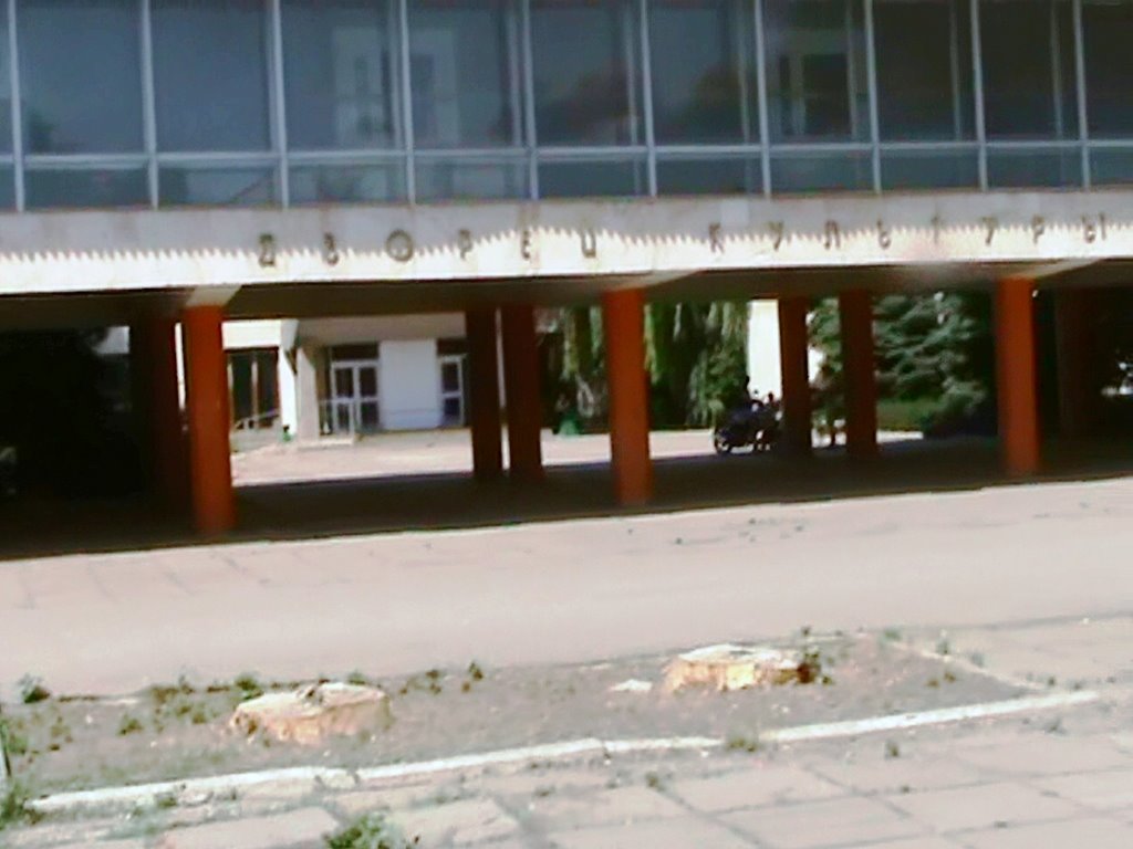 Дворец культуры. Увы, без пирамидальных тополей…