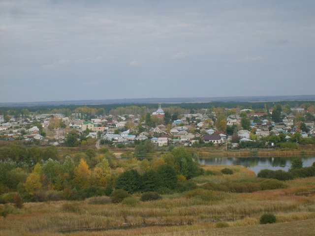 Вид на Рудню с холма