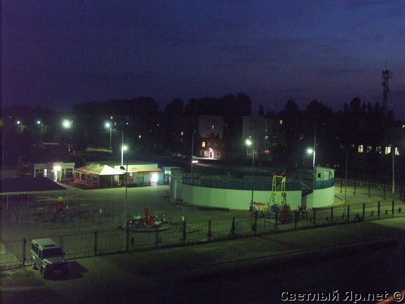 Парк отдыха, ночь