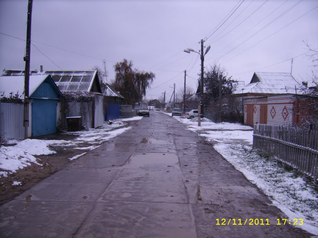 ул.Волжская в сторону 1-й школы.