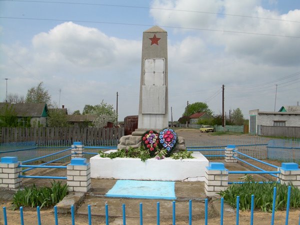 Погибшим под Сталинградом.