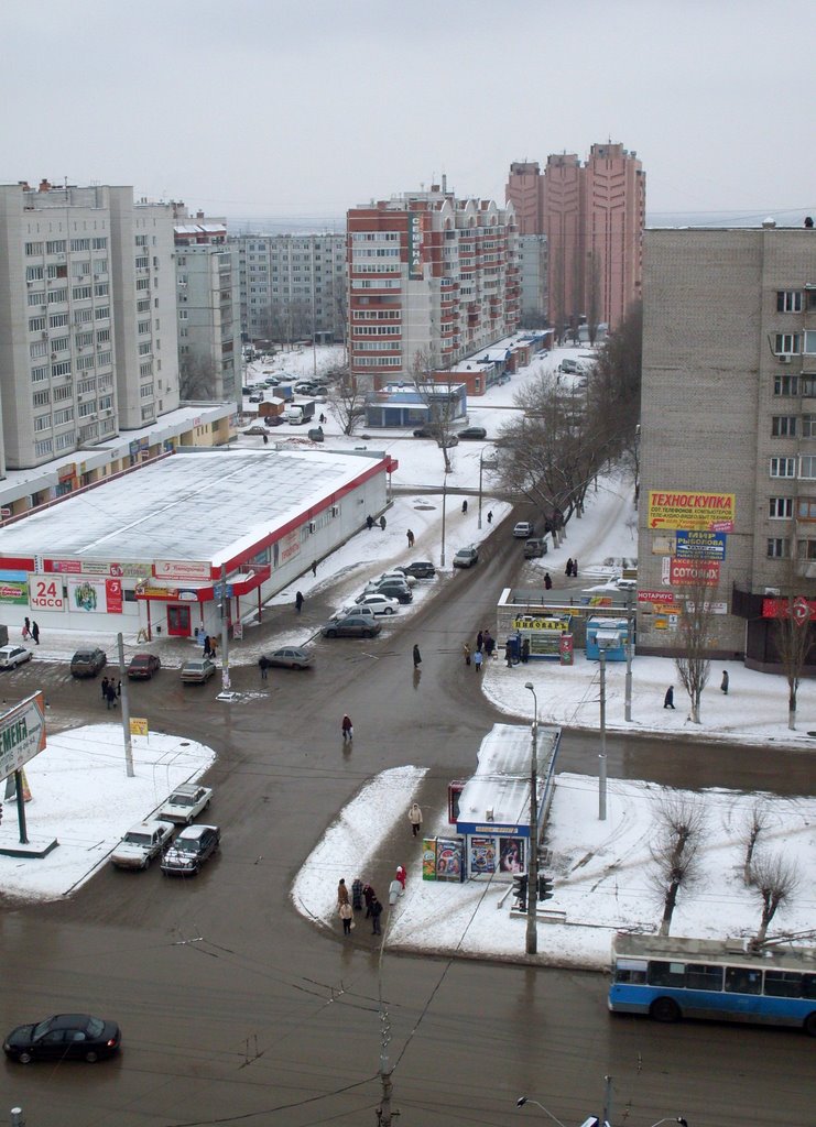 Перекрёсток Н.Отрады (фев 09)