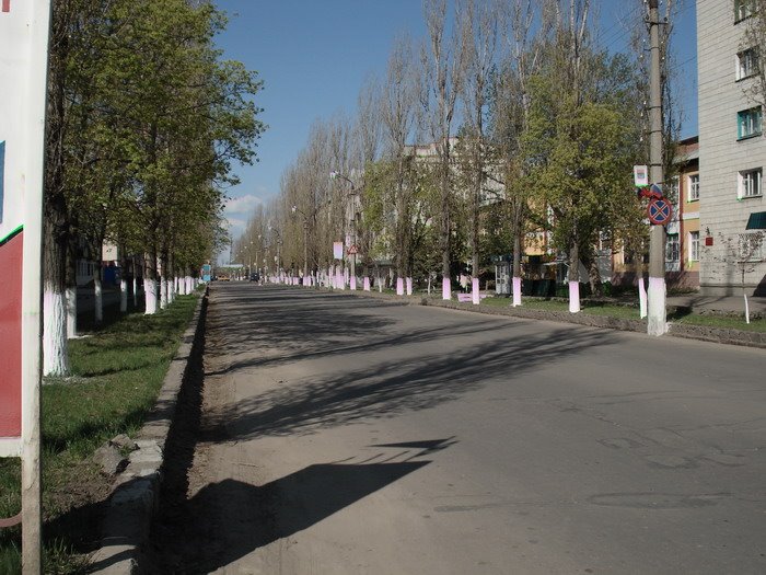 весенний проспект Ленина
