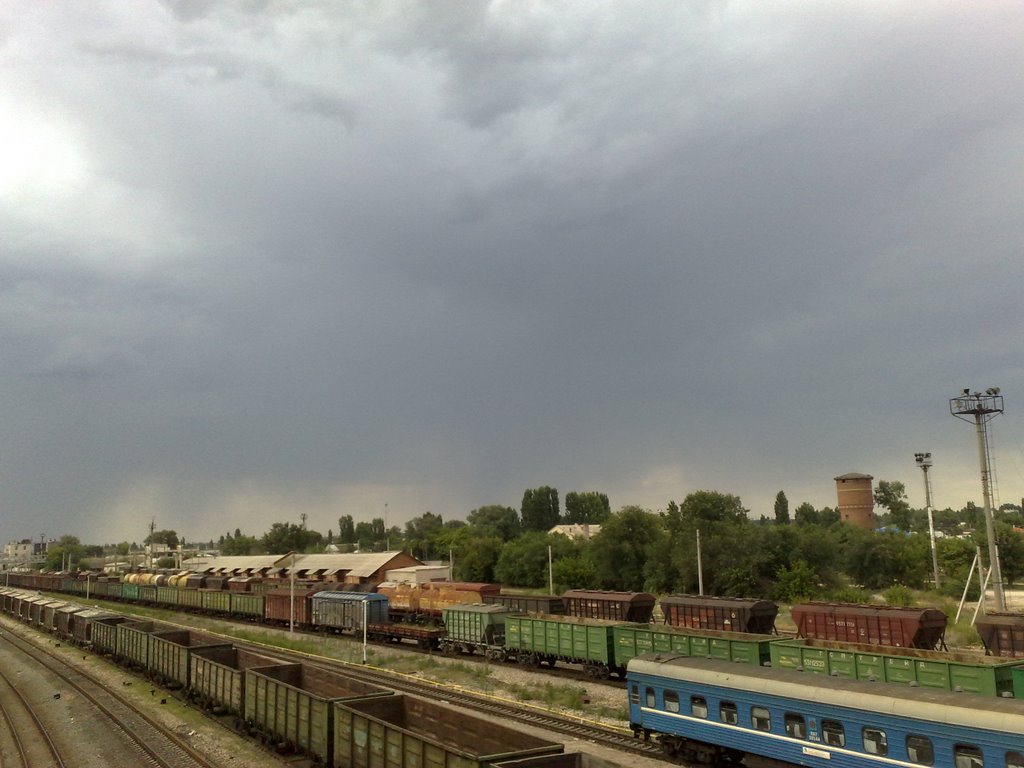 С высоты птичьего полета в дождливую погоду