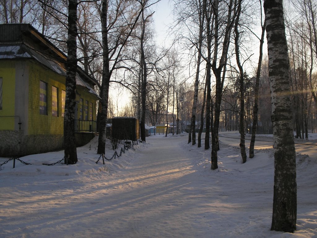 Бабаево.Мороз  -18