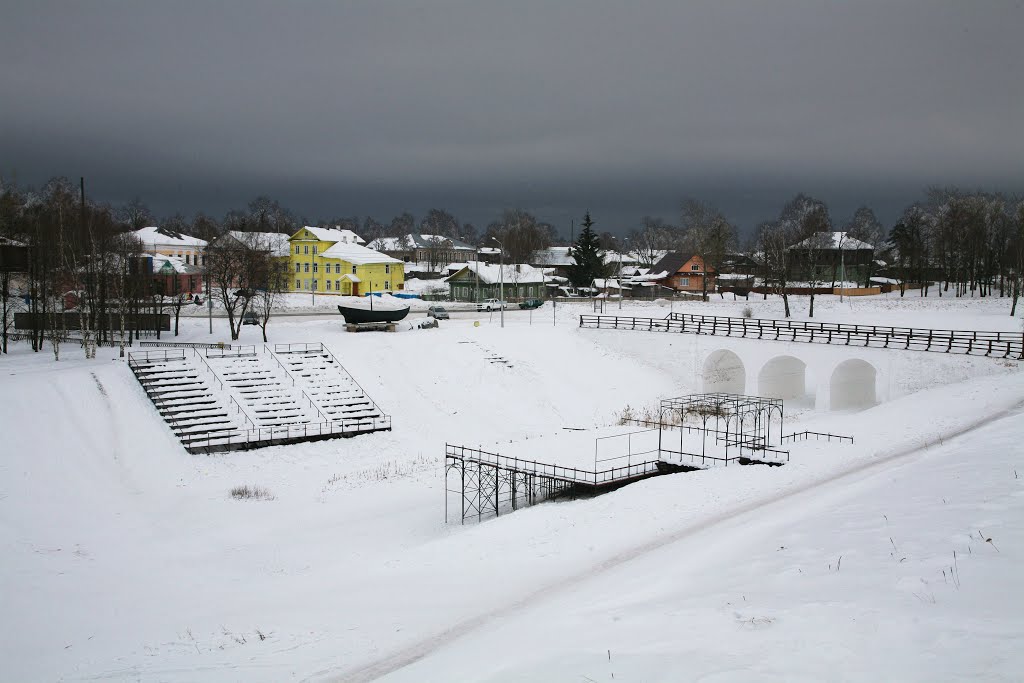 Белозерск. Крепостной ров.