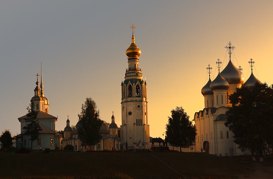 Закат в Вологде