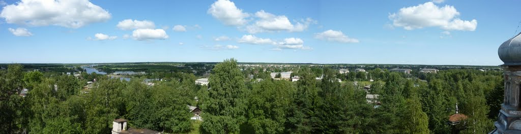 Вытегра. Вид с колокольни собора / View from the bell tower of the cathedral