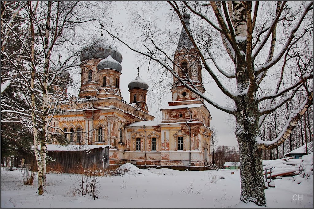 Вытегра. Сретенская церковь зимой