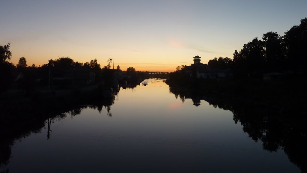 Evening on the River Vytegra / Вечер на реке Вытегра