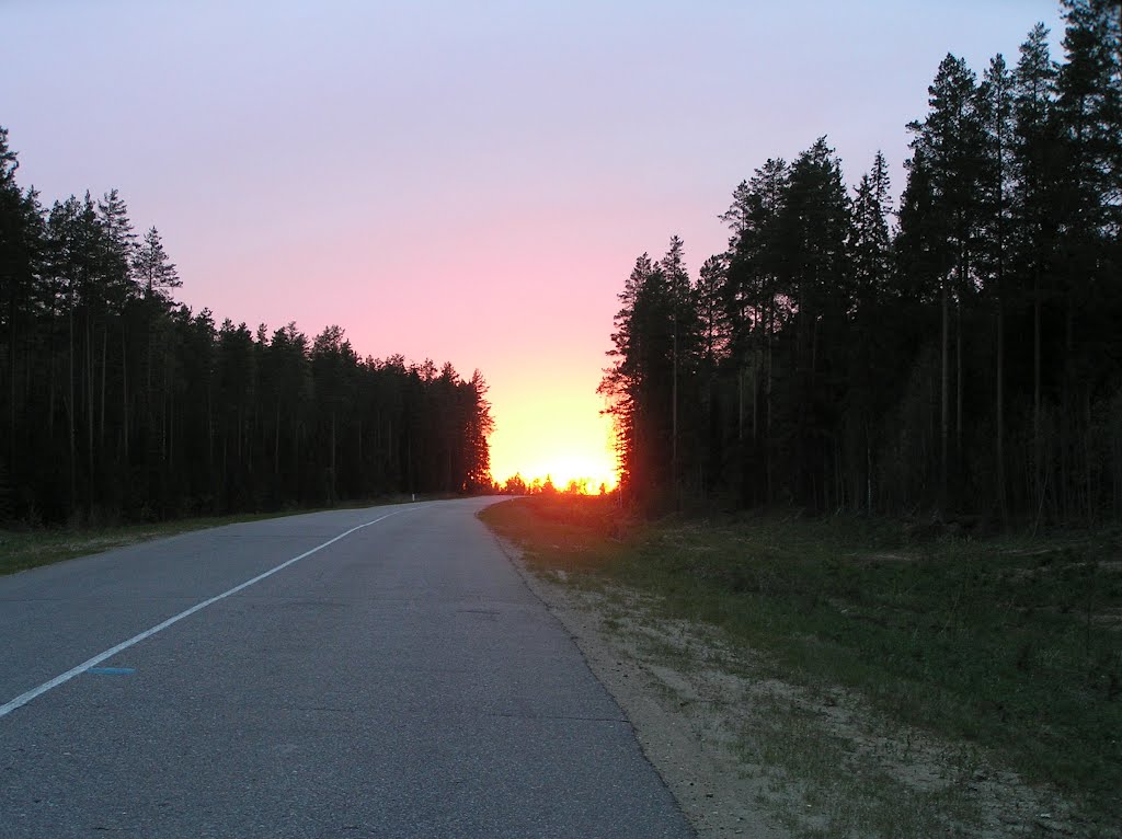 Кичменский Городок (въезжаем)
