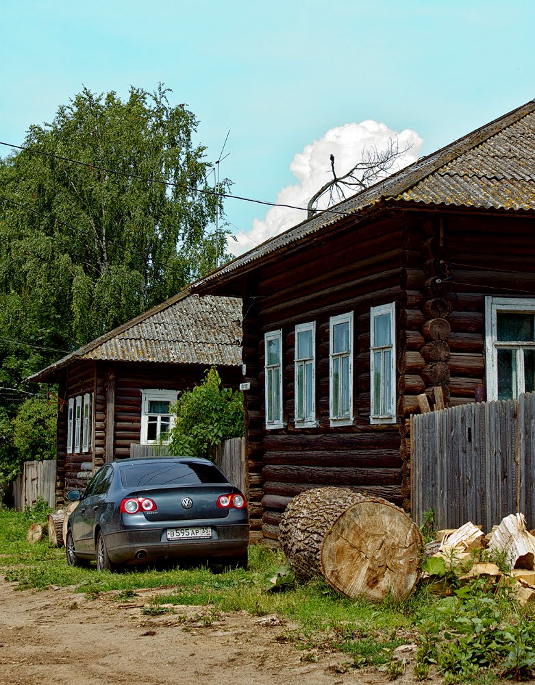 Деревянные постройки Сокола