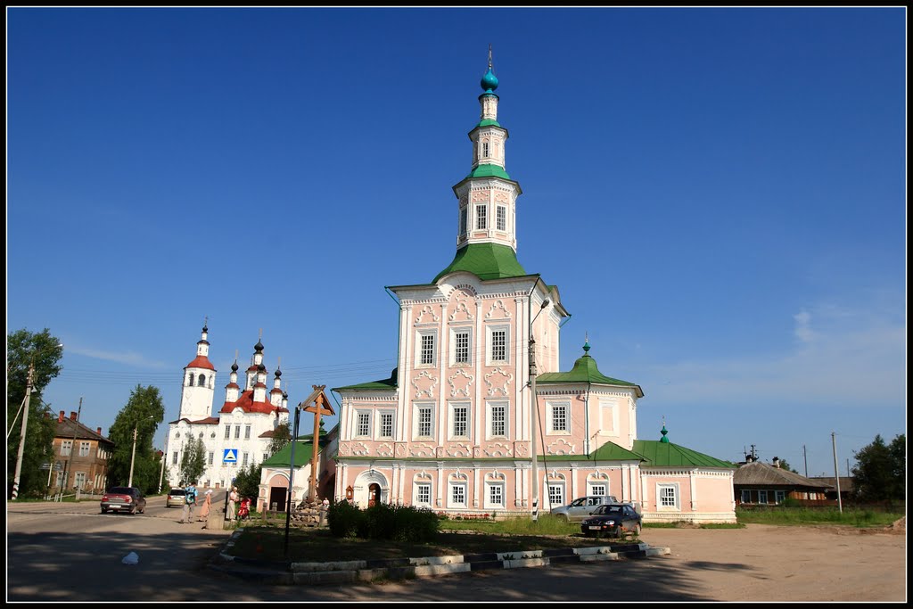 Along the street in Totma