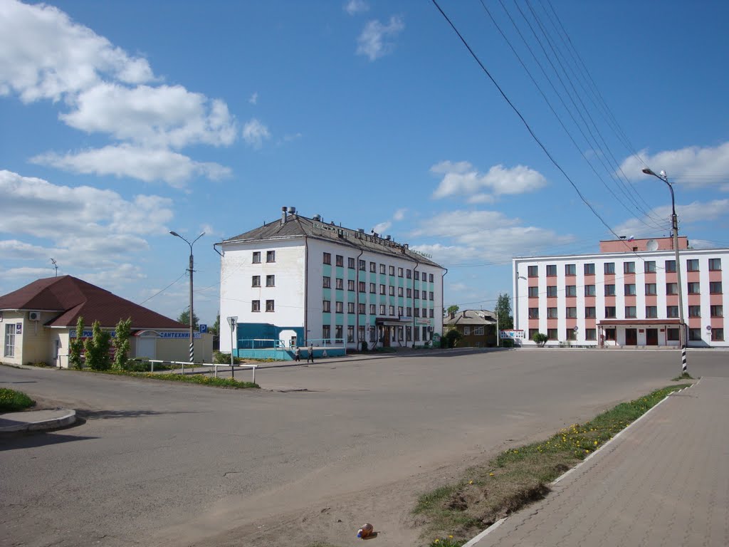 Харовск. Центральная площадь.