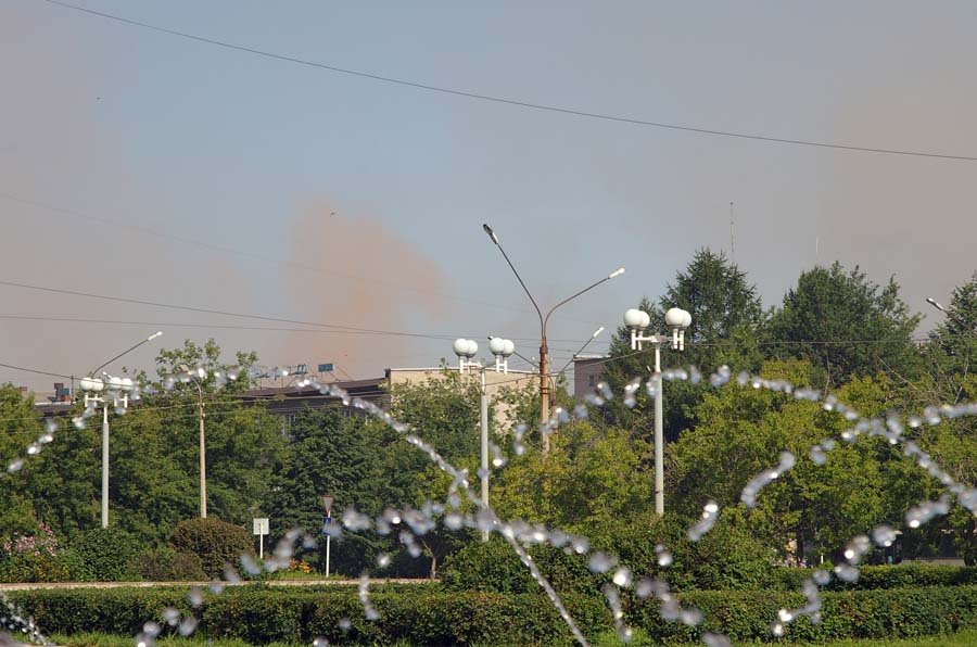 Такие облака постоянного витают над городом / Such kind of clouds are constantly soaring above the city (22/07/2007)