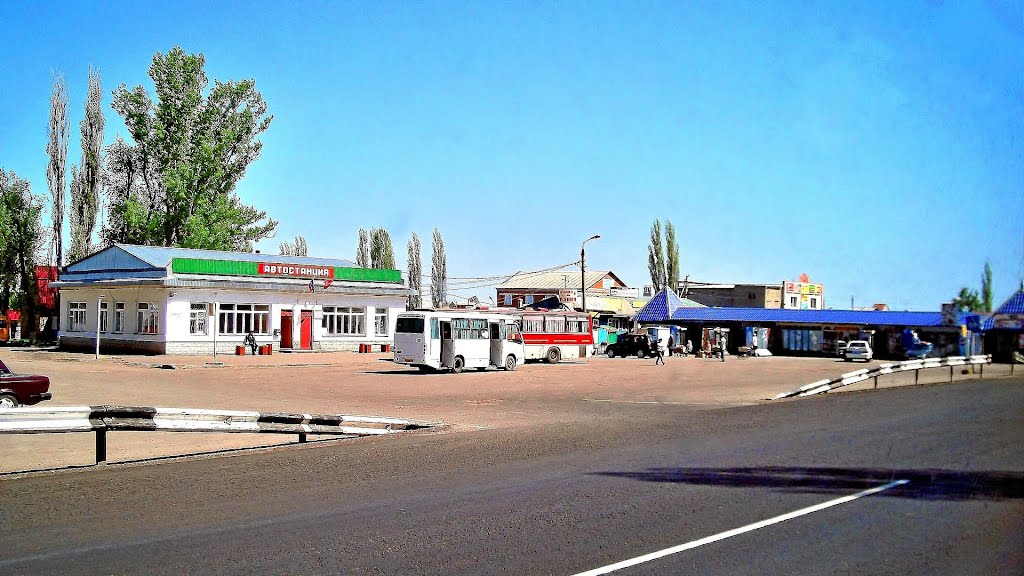 Anna , пгт. Анна . BUS STATION