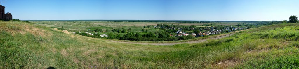 панорама от церкви Покрова Пресвятой Богородицы