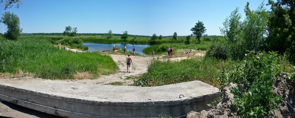 Заводской пляж, панорама