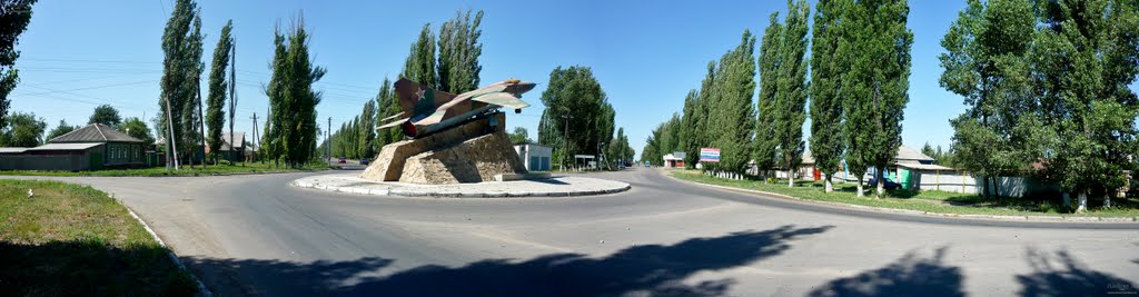 самолёт, панорама