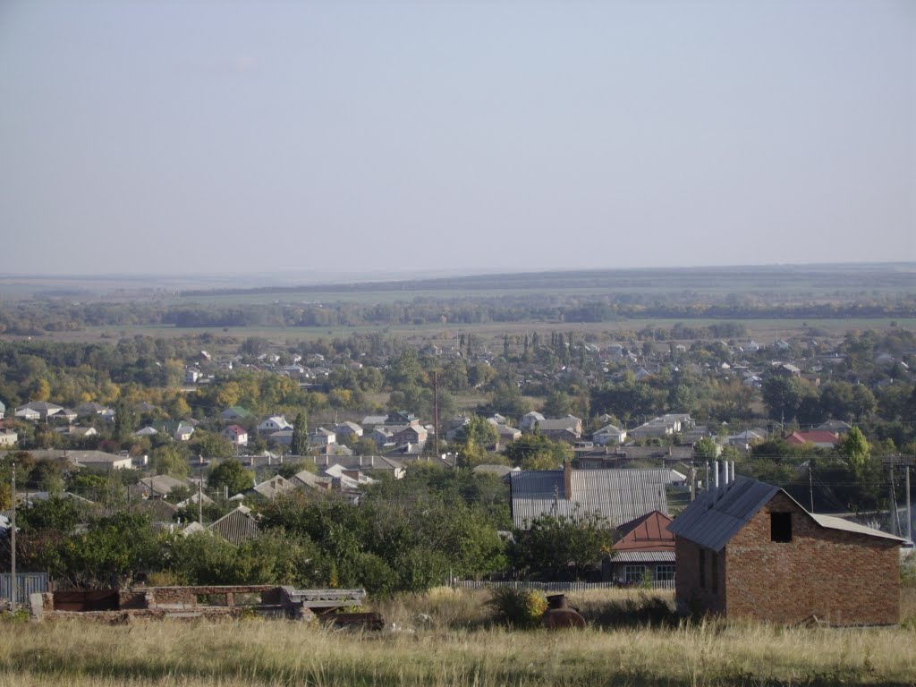 Воронежская обл, город Богучар, вид на город.