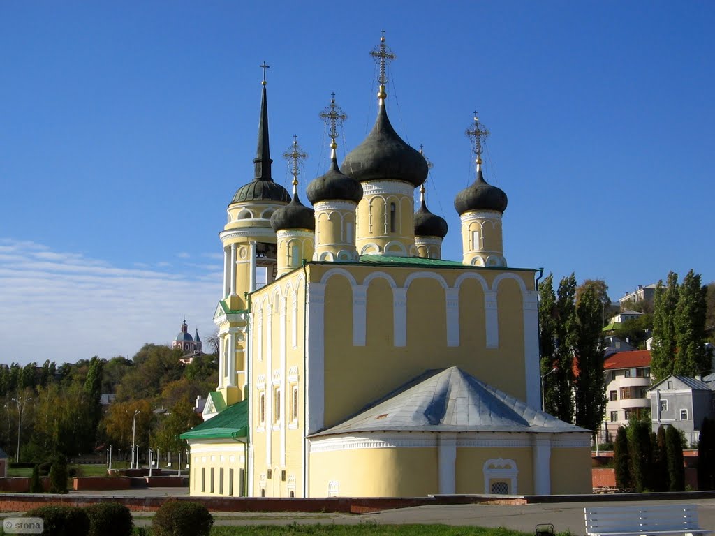 Успенская церковь на Адмиралтейской площади. Воронеж. Россия