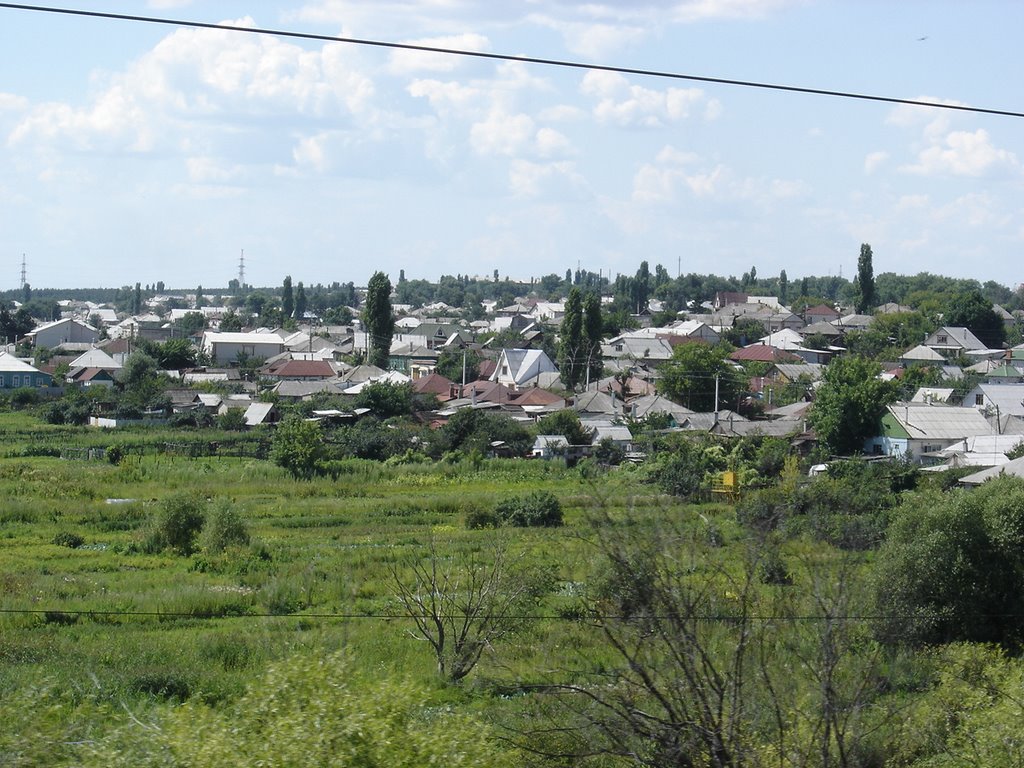 Liski. View from train window / Лиски. Вид из окна поезда