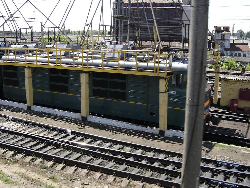 Liski. Electric locomotive VL80 / Лиски. Электровоз ВЛ80