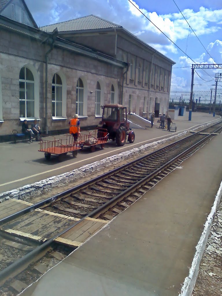 Вокзал ст. Лиски.Station of the item of Liski