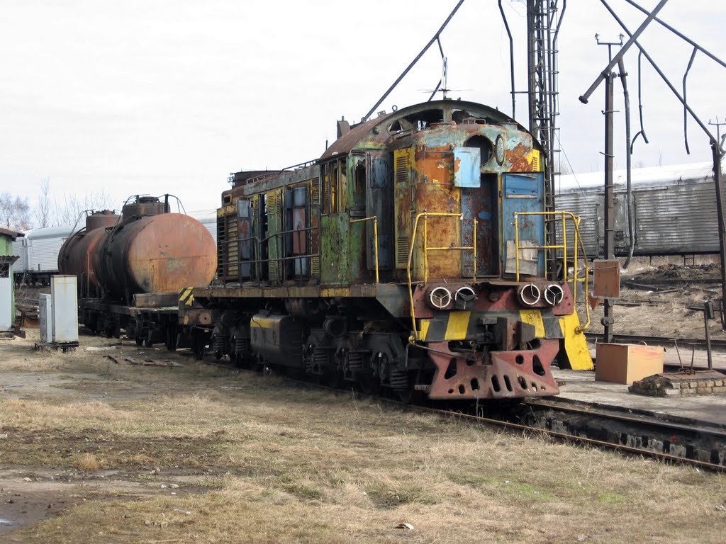 Дохлый тепловоз ТЭМ-2.  Dead locomotive of TEM-2