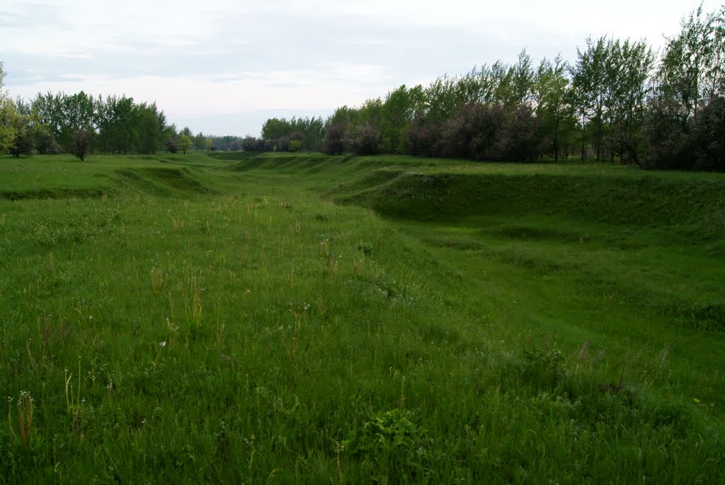 на карьерах (на юг)