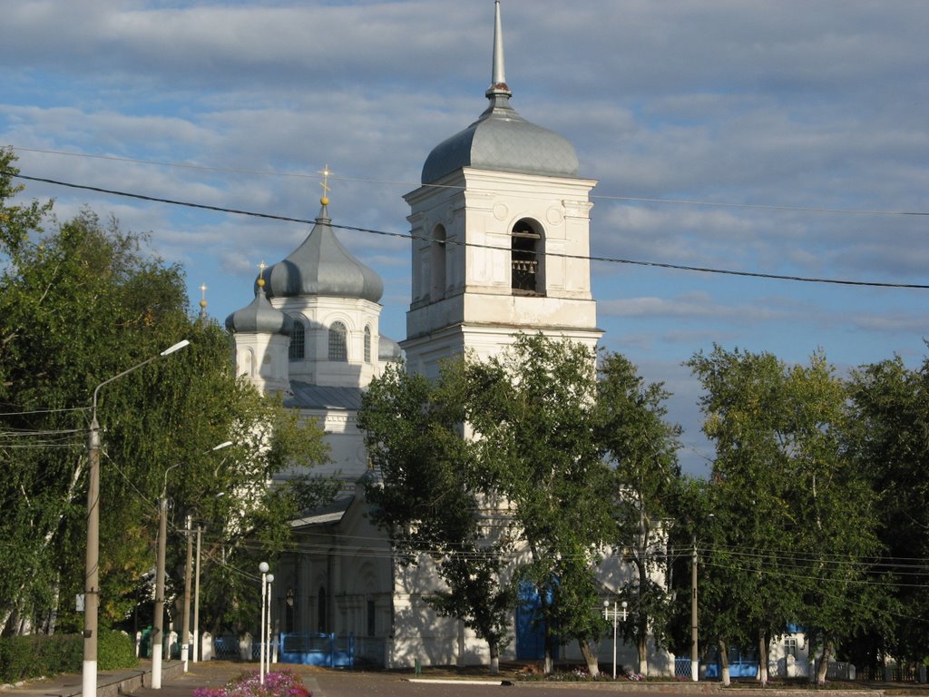Храм село Репьёвка     . Church in the village Repevka.