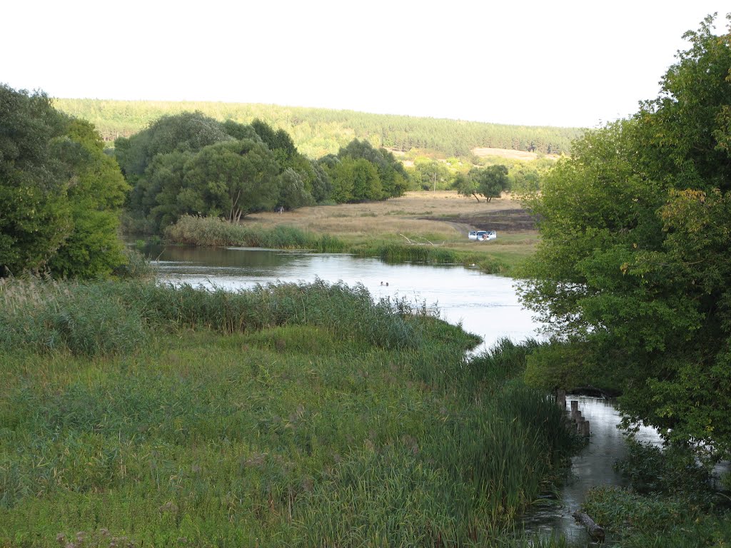 Река Потудань . river Potudan