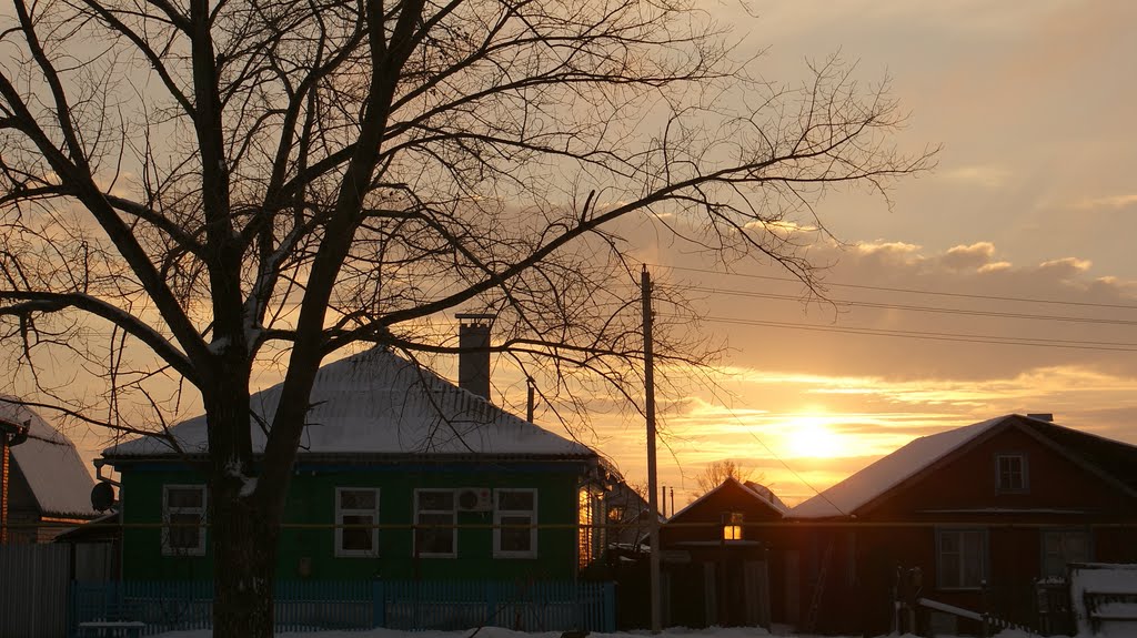 Деревенский закат