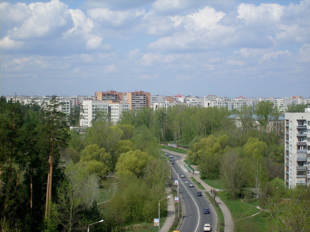 Вид на новый район