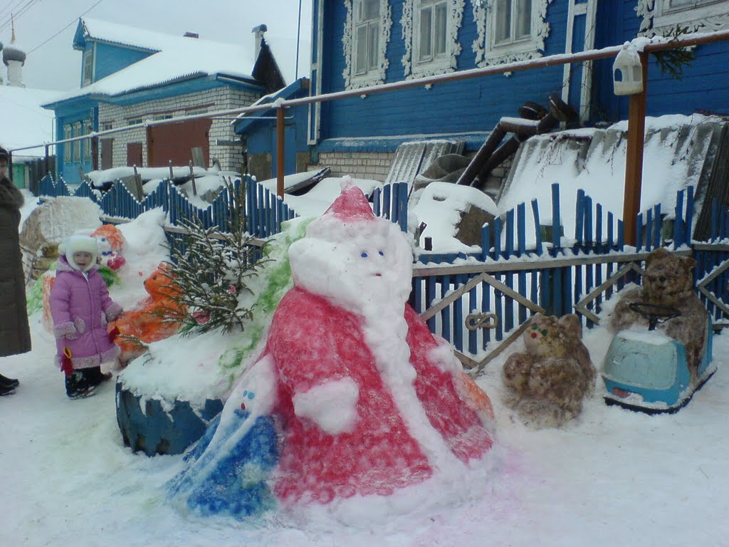Снежный дед мороз