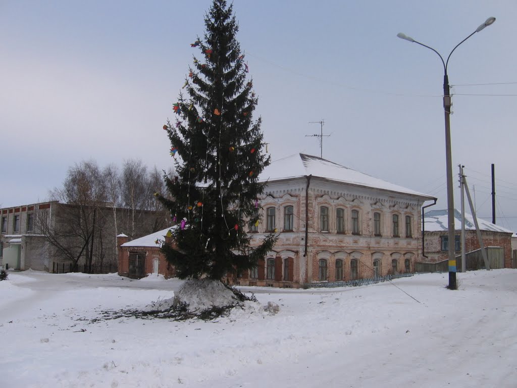 Большое Мурашкино Центральная площадь